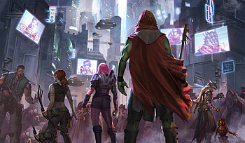 Cyberpunk Heroes, artist, artwork, artstation HD wallpaper