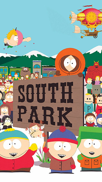 South Park, Aesthetic , Animated series, Artistic backgrounds HD phone wallpaper