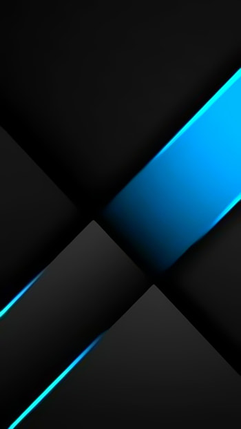 material design black, tech, amoled, blue, neon, symmetry, texture, pattern, gamer, abstract, glow HD phone wallpaper