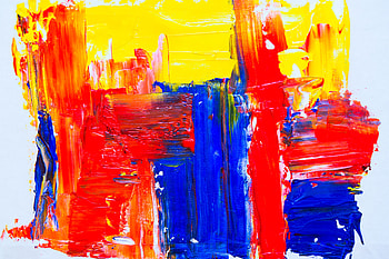 Abstract, Multicolored, Motley, Paint, Canvas, Modern Art, Contemporary Art, Smears, Strokes, Linen HD wallpaper