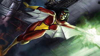spider woman, spider, fantasy, heroines HD wallpaper