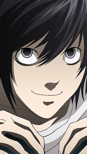 Smiling Ryuzaki, anime, deathnote, hideki ryuzaki, l lawliet HD phone wallpaper