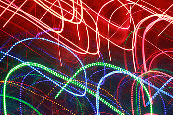 Abstract, Lights, Shine, Light, Multicolored, Motley, Lines, Long Exposure HD wallpaper