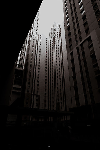 Cities, Architecture, City, Skyscraper, Dark HD phone wallpaper