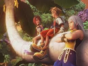 kingdom hearts 2, sora, riku, love, kairi HD wallpaper