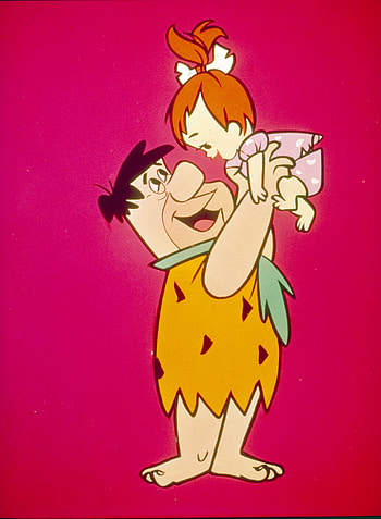 Fred and Pebbles, The Flintstones (Cartoon) HD phone wallpaper