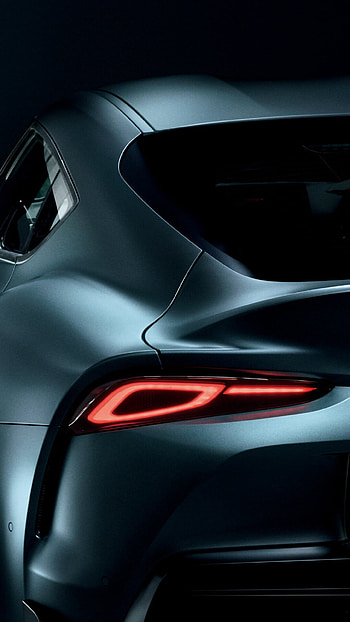 Toyota emblem, Sporty profile, Dynamic lines, Modern aesthetics HD phone wallpaper
