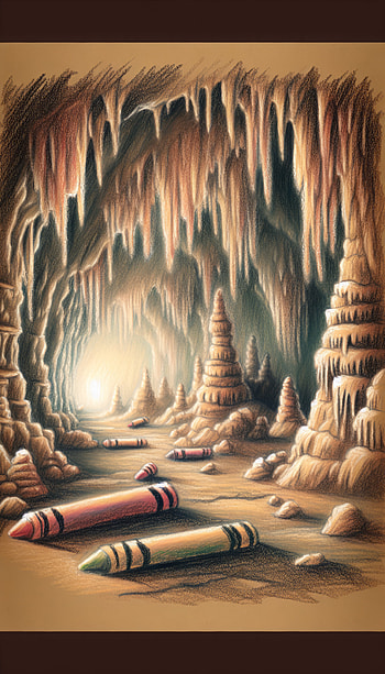Mystic Cavern Illustration, cave HD phone wallpaper