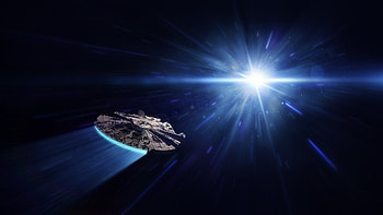 Hyperspace, Millennium Falcon HD wallpaper