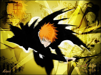 Kurosaki Ichigo, bleach, bankai, anime HD wallpaper