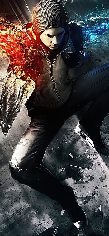 inFAMOUS: Second Son, XS, , Gaming HD phone wallpaper