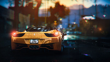 Sports, Porsche, Cars, Shine, Light, Wet, Sports Car, Back View, Rear View HD wallpaper