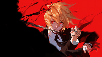 Kurapika, Scarlet eyes, Hunter x Hunter, Anime character HD wallpaper
