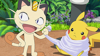 Pikachu and Meowth Adventure - Pokémon Ultimate Journeys, Meowth (Pokémon), Pikachu, Anime, Pokémon Ultimate Journeys: The Series HD wallpaper