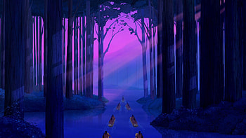 Cartoons background, Animated Pocahontas, Colourful illustrations, Cartoon art HD wallpaper