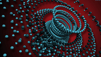 Bright, 3D, Rotation, Balls, Lots Of, Multitude HD wallpaper