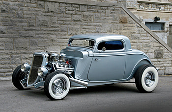 1934-Ford-Coupe, Whitewalls, Hotrod, Classic, Motor HD wallpaper