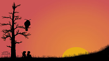 The Legend Of Zelda: Ocarina Of Time, Video Game, Kaepora Gaebora, Link, Zelda HD wallpaper