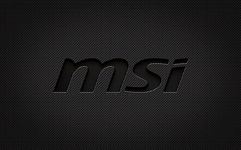 MSI carbon logo, , grunge art, carbon background, creative, MSI black logo, brands, MSI logo, MSI HD wallpaper
