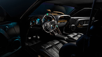 1969 Ringbrothers Ford Mustang Mach 1 Kingpin, Coupe, Restomod, Supercharged, V8, car HD wallpaper