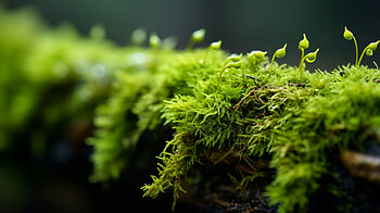 Lush Green Moss, nature, moss HD wallpaper
