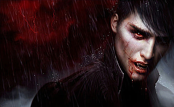 Amazing vampire HD wallpaper