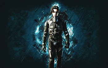 Fortnite Paul Atreides Skin, Fortnite, main characters, blue stone background, Paul Atreides, Fortnite skins, Paul Atreides Skin, Paul Atreides Fortnite, Fortnite characters HD wallpaper