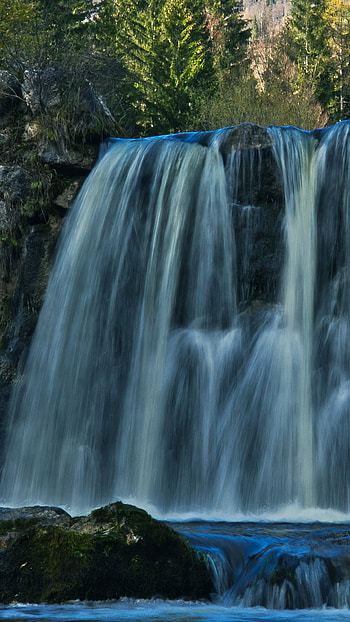 Mobile beauty, Mesmerizing waterfall, Thypix collection, Serene and peaceful HD phone wallpaper