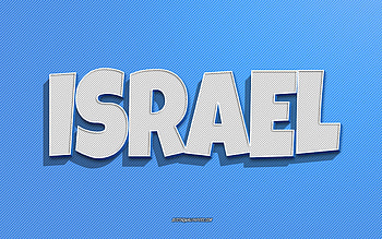 Happy Birtay Israel, Birtay Balloons Background, Israel, with names, Israel Happy Birtay, Blue Balloons Birtay Background, Israel Birtay HD wallpaper