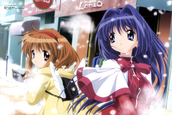 Kanon, anime girl, awesome, anime, art, beautiful, artistic HD wallpaper