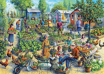 Community Garden, veggies, family, neighbors, garden, community HD wallpaper