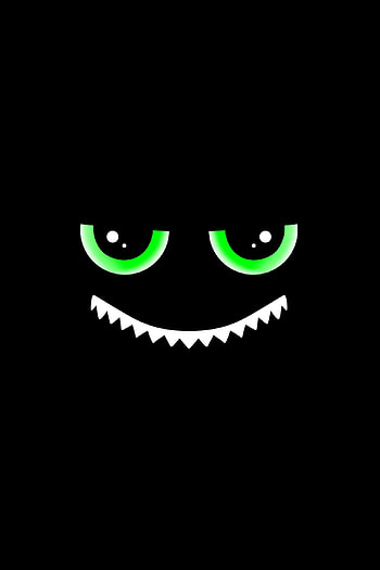 Dark face, eye, funny, emoji HD phone wallpaper