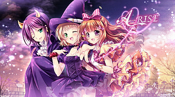 Arise, cute, long hair, halloween, anime, love live, love, girls, idol, friends HD wallpaper