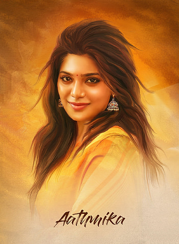 Aathmika, eye, TAMIL actress HD phone wallpaper