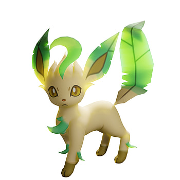 Leafeon, Safe artistmrpatafoin, Eeveelution, Nintendo HD phone wallpaper