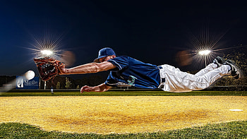 Baseball bats and gloves, Baseball field beauty, Exciting pitcher moments, Classic American sport HD wallpaper