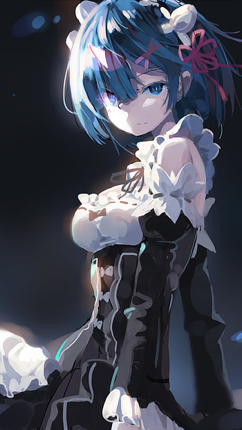 Rem - Re:Zero / Midnight Maid Rem / Re:Zero Rem Portrait / Rem Nightfall, Rem (Re:ZERO), Anime, Re:Zero - Starting Life in Another World HD phone wallpaper