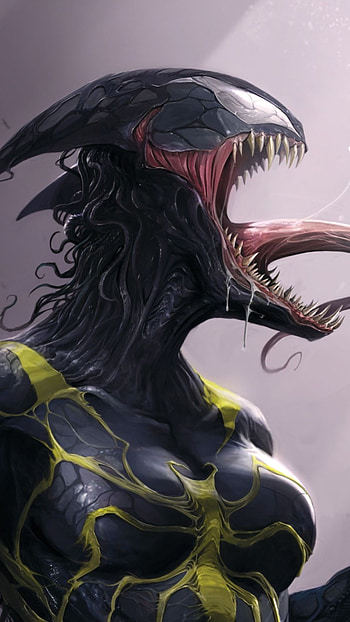Venom, Animal, Marvel HD phone wallpaper