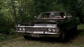 TV Show Supernatural Vehicle TV Series Jared Padalecki Sam Winchester Dean Winchester Car Chevrolet Impala HD wallpaper