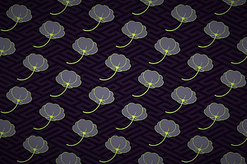 Pattern, texture, black, flower, green HD wallpaper