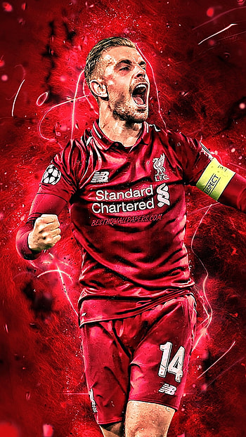 Liverpool, Jordan Henderson HD phone wallpaper