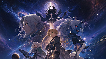 Mushoku Tensei — Jobless Reincarnation: Celestial, Mushoku Tensei: Jobless Reincarnation, Galaxy, Wizard HD wallpaper