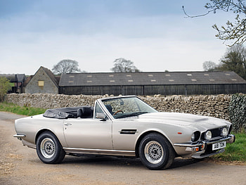 Auto, Aston Martin, Cars, Asphalt, Side View, V8, Volante, 1977 HD wallpaper
