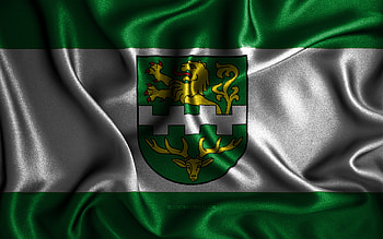 Bergisch Gladbach flag, , silk wavy flags, german cities, Flag of Bergisch Gladbach, fabric flags, Day of Bergisch Gladbach, 3D art, Bergisch Gladbach, Europe, cities of Germany, Bergisch Gladbach 3D flag, Germany HD wallpaper