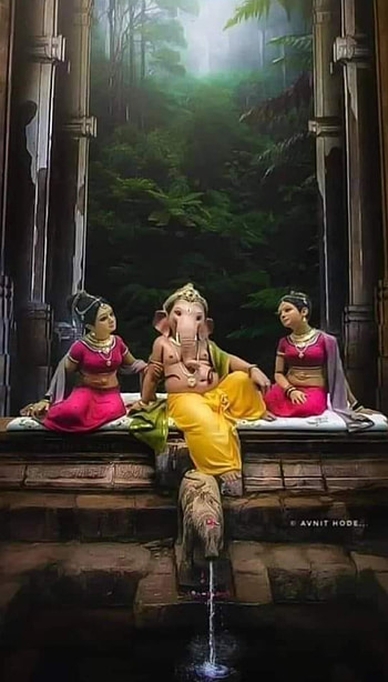 गणू बाप्पा, shri, ganesh HD phone wallpaper