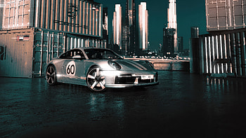 Porsche 918 In Dubai, porsche-918, porsche, cars, artist, behance HD wallpaper