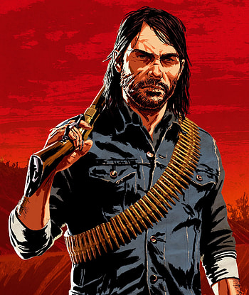 John Marston, Red Dead Redemption art, Red Dead Redemption II, Fan art HD phone wallpaper