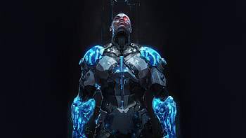 Cyborg Hokage, cyborg, superheroes, artwork, digital-art, titans, artstation HD wallpaper