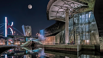 Bilbao Guggenheim, Bing , mobile HD wallpaper
