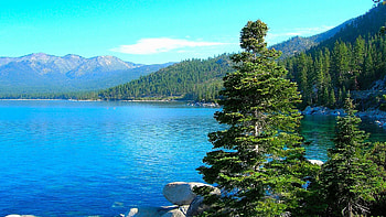 Lake Tahoe , Stunning visuals, Nature's beauty, Captivating backgrounds HD wallpaper